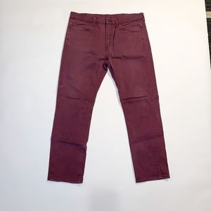 Levi's 513 Maroon Jeans
